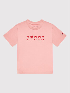 Tommy Hilfiger Tommy Hilfiger T-shirt Valentines Day KN0KN01492 Ružičasta Regular Fit
