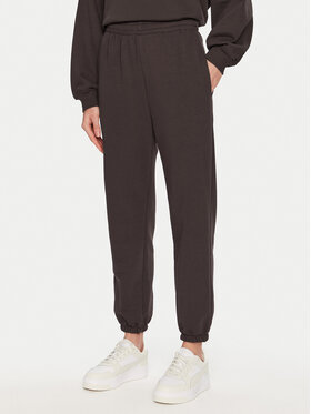 ViCOLO ViCOLO Teplákové kalhoty TS0553 Hnědá Regular Fit