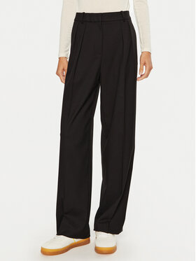 Tommy Hilfiger Tommy Hilfiger Παντελόνι υφασμάτινο WW0WW39725 Μαύρο Relaxed Fit