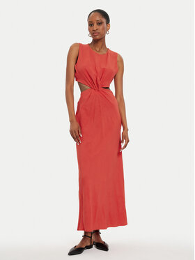 ViCOLO ViCOLO Ljetna haljina TB2469 Crvena Regular Fit