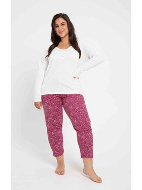 Taro Taro Piżama 3005-01 Écru Basic Fit