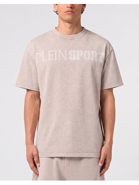 Plein Sport Plein Sport T-Shirt 31017 Beżowy Regular Fit