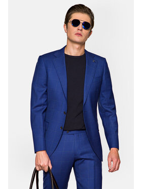 Lancerto Lancerto Garnitur Durban Granatowy Regular Fit