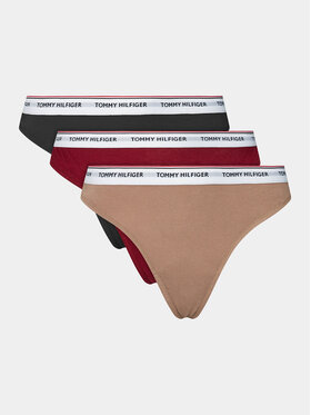 Tommy Hilfiger Tommy Hilfiger 3 db tanga UW0UW04894 Színes