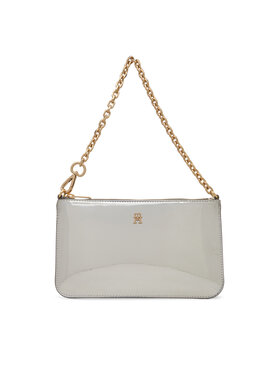 Tommy Hilfiger Tommy Hilfiger Kabelka Th Icon Chain Shoulder Pouch Met AW0AW18219 Stříbrná