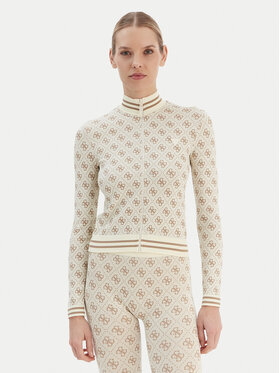 Guess Guess Džemperis V5BP08 K2000 Smėlio Slim Fit