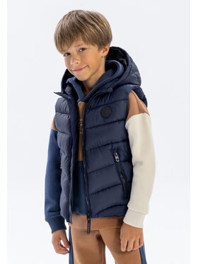 minoti minoti Kamizelka 19gilet44 Granatowy Regular Fit