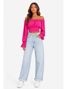 Agatha Studio Agatha Studio Bluzka A26SS-AH-K03 Różowy Slim Fit