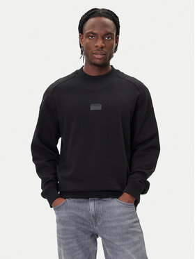 HUGO HUGO Mikina Delastcrew 50546672 Černá Relaxed Fit