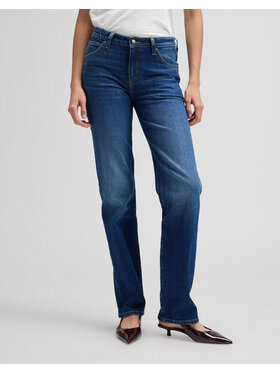 Lee Lee Jeansy LONDON Niebieski Straight Leg