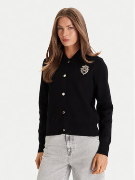 Morgan Morgan Kardigán 252-MTEDDY Fekete Regular Fit