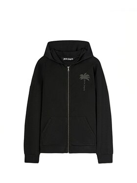Palm Angels Palm Angels Felpa PMBE016S25FLE001 Nero Regular Fit