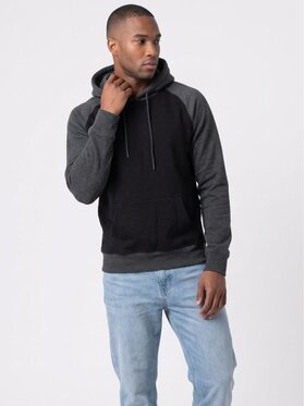 Urban City Urban City Bluza 133338 Czarny Regular Fit