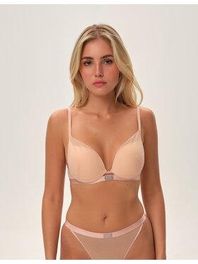Esotiq Esotiq Biustonosz push-up 41833 Beżowy