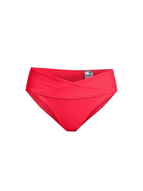 Casall Casall Dół od bikini High Waist Wrap Bikini Brief Czerwony
