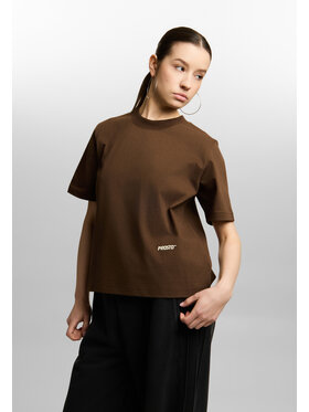 PROSTO. PROSTO. T-Shirt Boxing Brązowy Oversize