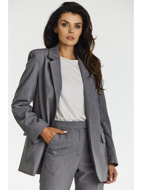 Awama Awama Giacca da abito A676 Grigio Basic Fit