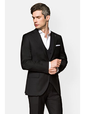 Lancerto Lancerto Garnitur GA073122000015 Czarny Regular Fit