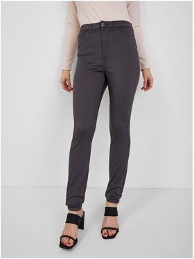 Orsay Orsay Spodnie damskie 319258-659000__38 Szary Skinny Fit