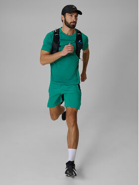 4F 4F Szorty sportowe RUNNING Zielony Regular Fit