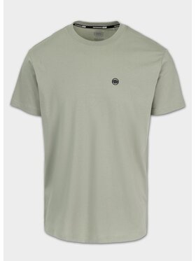 PITBULL PITBULL T-Shirt Koszulka męska Coolmax SCOTT L Zielony Regular Fit