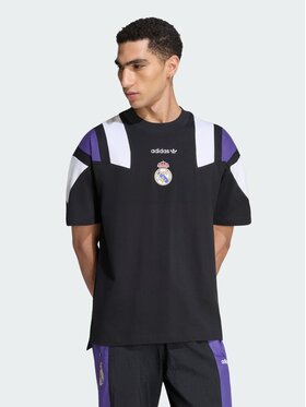 adidas adidas Koszulka techniczna 172012 Czarny Loose Fit