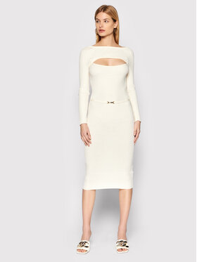 Rinascimento Rinascimento Trikotažinė suknelė CFM0010521003 Smėlio Slim Fit