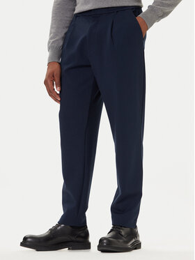 Calvin Klein Calvin Klein Chino kalhoty LV04LE613G Tmavomodrá Slim Fit