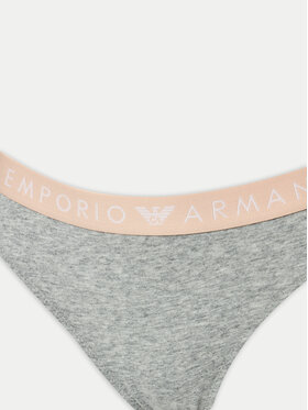 Emporio Armani Underwear Set 2 Parov Brazilskih Spodnjih Hlačk 163337 4F227 00948 Siva