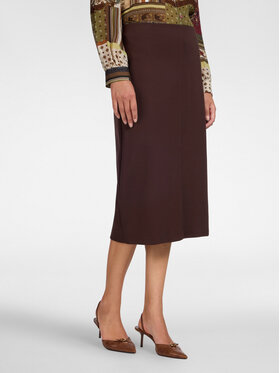 Elena Mirò Elena Mirò Gonna midi 1802Z100083N0H2 Marrone Regular Fit
