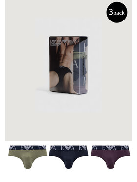 Emporio Armani Underwear Emporio Armani Underwear Μποξεράκι 3 PACK BRIEF Μπλε