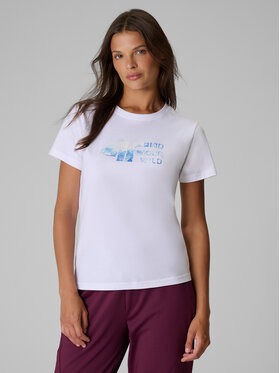 4F 4F T-Shirt TREKKING Biały Regular Fit