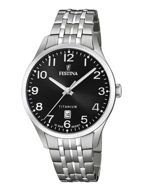 Festina Festina Zegarek F20466/3 Srebrny