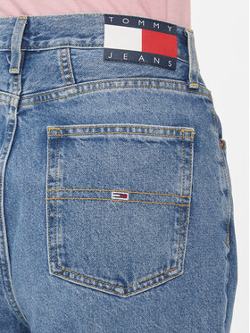 Tommy Jeans Jeans Hlače DW0DW17490 Modra Mom Fit