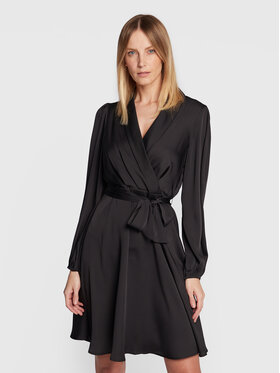 DKNY DKNY Коктейлна рокля DD2G3571 Черен Regular Fit