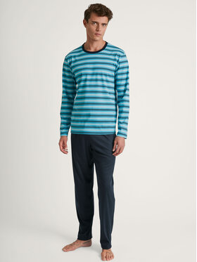 Calida Calida Piżama 42783 Granatowy Regular Fit