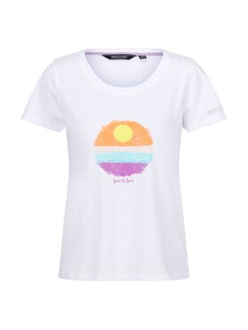 Regatta Regatta T-Shirt Filandra VIII Biały Short Fit