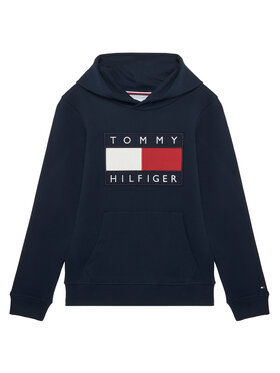 Tommy Hilfiger Tommy Hilfiger Majica dugih rukava KS0KS00707 Tamnoplava Regular Fit