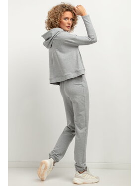 Tessita Tessita Spodnie dresowe T384 Szary Straight Leg