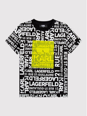 KARL LAGERFELD KARL LAGERFELD T-Shirt Z25367 M Schwarz Regular Fit