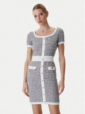Guess Guess Úpletové šaty W6RK42 Z0361 Sivá Regular Fit