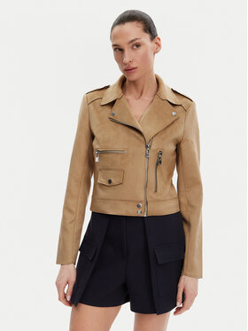Morgan Morgan Яке от имитация на кожа 241-GOUSMI Бежов Regular Fit