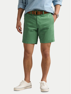 Polo Ralph Lauren Polo Ralph Lauren Šortky z materiálu 710799213048 Zelená Straight Fit