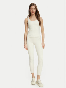 Guess Guess Legginsy V6BB25 K6732 Kremowy Slim Fit