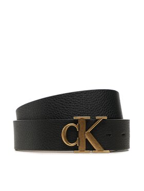 Calvin Klein Jeans Calvin Klein Jeans Moteriškas Diržas Mono Round Rev/Adj Lthr Belt 35K50K510779 Juoda