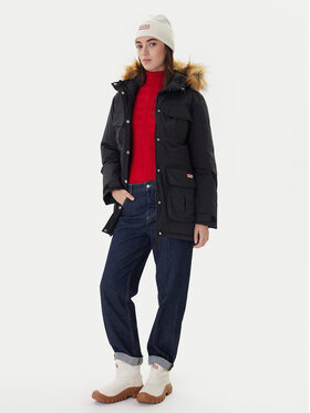 Hunter Hunter Parka Glyder HARW0014252 Melns Regular Fit