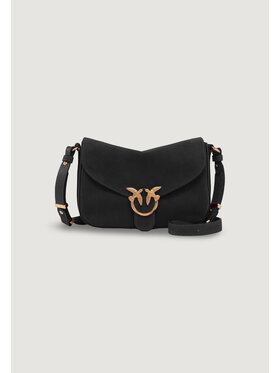 PINKO PINKO Borsetta LOVE SATCHEL MINI SUEDE Nero