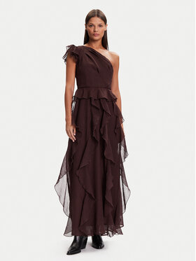 Vero Moda Vero Moda Koktel haljina Sabrina 10343819 Smeđa Regular Fit