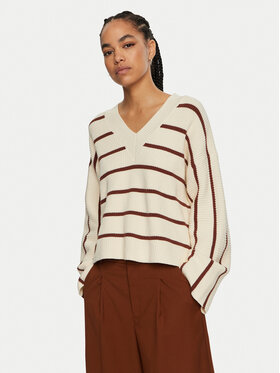 Gestuz Gestuz Sweter Seba 10909268 Beżowy Loose Fit