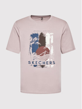 Skechers T-shirt Endeavour MTS338 Ljubičasta Regular Fit